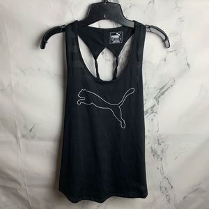PUMA Stryder black & white tank top